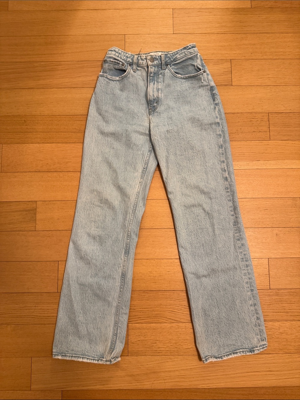 Abercrombie & Fitch Light Blue Straight-Leg Jeans